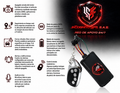 GPS 4G/5G MOTO CON ALARMA BOTON DE PANICO+APAGADO INALAMBRICO